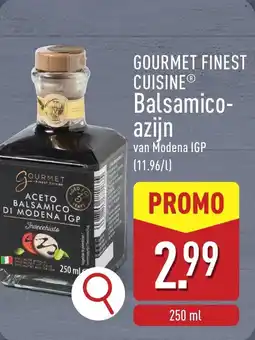 ALDI Gourmet finest cuisine balsamico azijn aanbieding
