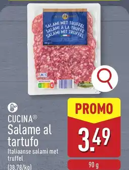ALDI Cucina salame al tartufo aanbieding