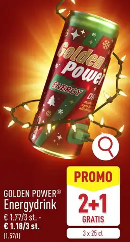 ALDI Golden Power Energydrink aanbieding
