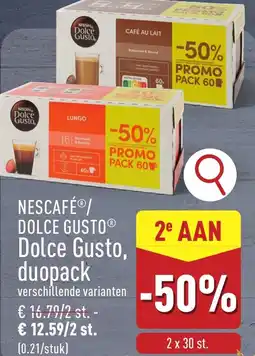 ALDI Nescafé/ dolce gusto dolce gusto, duopack aanbieding