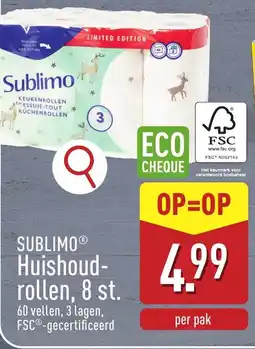 ALDI Sublimo Huishoudrollen aanbieding