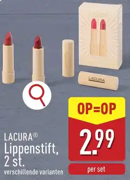 ALDI Lacura Lippenstift aanbieding