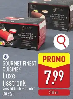ALDI Gourmet finest cuisine luxe ijsstronk aanbieding
