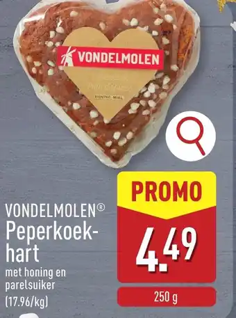 ALDI Vondelmolen peperkoekhart aanbieding