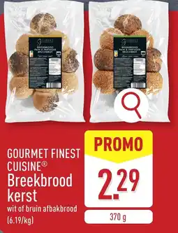 ALDI Gourmet finest cuisine breekbrood kerst aanbieding