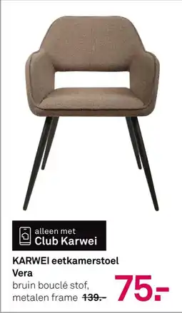 Karwei Karwei Eetkamerstoel Vera aanbieding