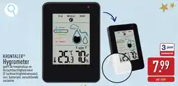 ALDI Krontaler hygrometer aanbieding