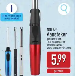 ALDI Nola aansteker aanbieding
