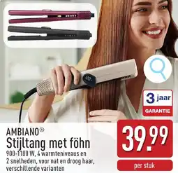 ALDI Ambiano stijltang met föhn aanbieding