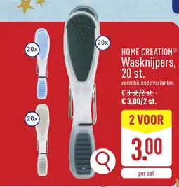 ALDI Home creation wasknijpers aanbieding