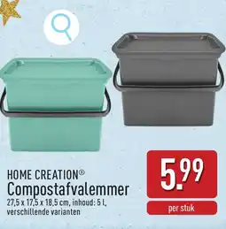 ALDI Home creation compostafvalemmer aanbieding
