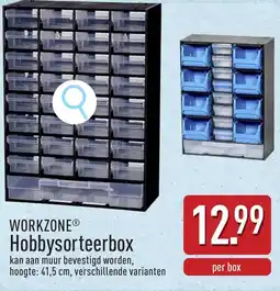 ALDI Workzone hobbysorteerbox aanbieding