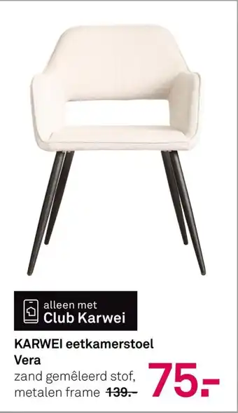 Karwei Karwei Eetkamerstoel Vera aanbieding