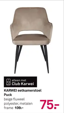 Karwei Karwei Eetkamerstoel Puck aanbieding