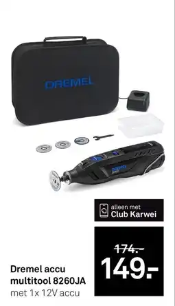 Karwei Dremel accu multitool 8260JA aanbieding