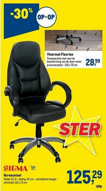 Makro Bureaustoel aanbieding