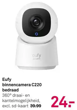 Karwei Eufy binnencamera C220 bedraad aanbieding