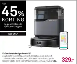 Karwei Eufy robotstofzuiger Omni C20 aanbieding