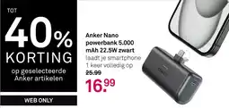 Karwei Anker Nano powerbank aanbieding