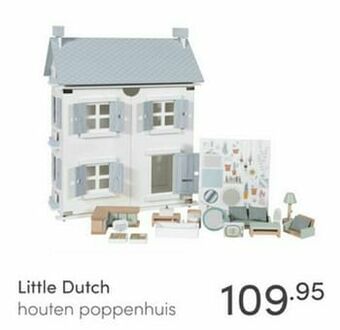 Baby & Tiener Little dutch houten poppenhuis aanbieding