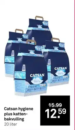 Karwei Catsan hygiene plus Kattenbakvulling aanbieding