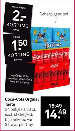 Karwei Coca Cola Orginal Taste aanbieding