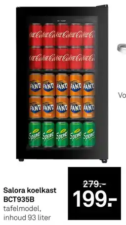 Karwei Salora koelkast BCT935B aanbieding