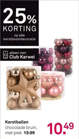 Karwei Kerstballen aanbieding