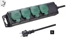 Karwei Handson stekkerdoos, 4-voudig¹ aanbieding