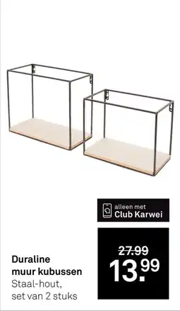 Karwei Duraline muur Kubussen aanbieding