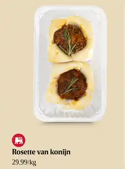 Delhaize Rosette van konijn aanbieding