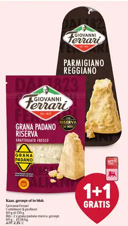 Delhaize Kaas, geraspt of in blok aanbieding