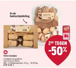 Delhaize Verse koekjes aanbieding
