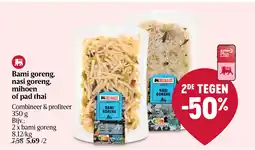 Delhaize Bami goreng, nasi goreng, mihoen of pad thai aanbieding