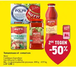 Delhaize Tomatensaus of -conserven aanbieding