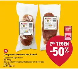 Delhaize Cougnou of manneke met kaneel aanbieding