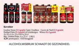 Delhaize Kerstbier aanbieding