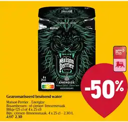 Delhaize Gearomatiseerd bruisend water aanbieding