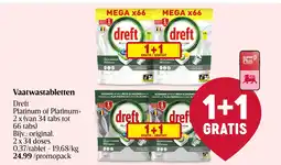 Delhaize Vaatwastabletten aanbieding