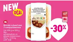 Delhaize Bereide schotel met 2 compartimenten aanbieding