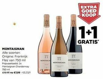 Jumbo Montaignan chardonnay aanbieding
