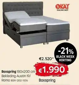 Gaverzicht Boxspring aanbieding