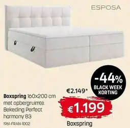 Gaverzicht Esposa Boxspring aanbieding