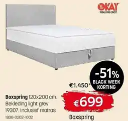 Gaverzicht Okay Boxspring aanbieding