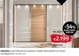 Gaverzicht Kleerkast aanbieding