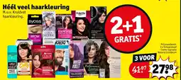 Kruidvat 3 x Schwarzkopf Creme Supreme Natural Lichtbruin aanbieding