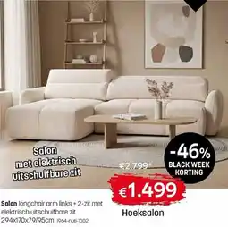 Gaverzicht Hoeksalon aanbieding