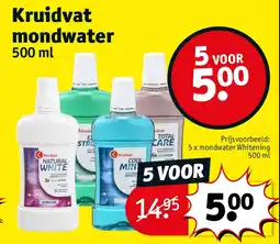 Kruidvat Kruidvat mondwater aanbieding