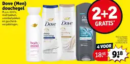 Kruidvat 4 x Dove Men douche Clean Comfort 250 ml aanbieding