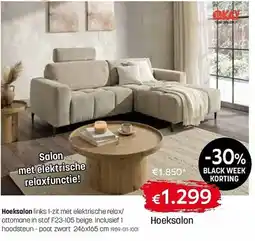 Gaverzicht Hoeksalon aanbieding